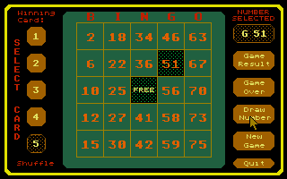 Happy Days Bingo atari screenshot